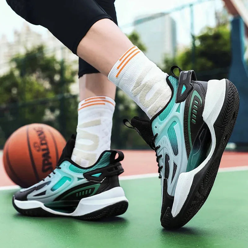 Tênis de Vôlei PowerGrip Black - Amortecimento Aprimorado