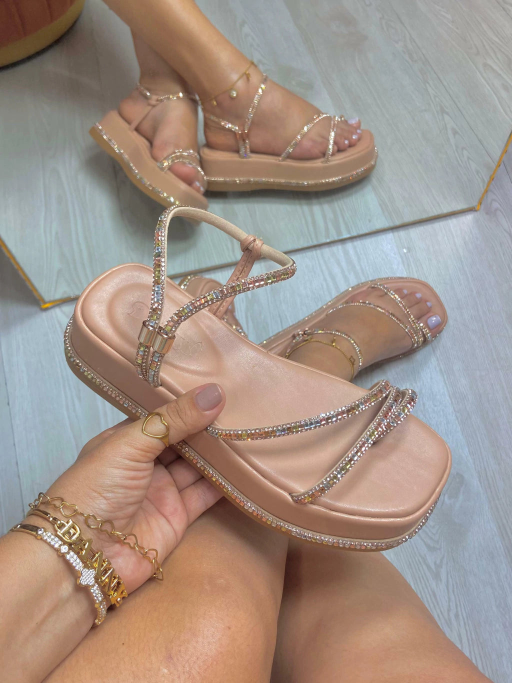 Sandália Flatform Aurora