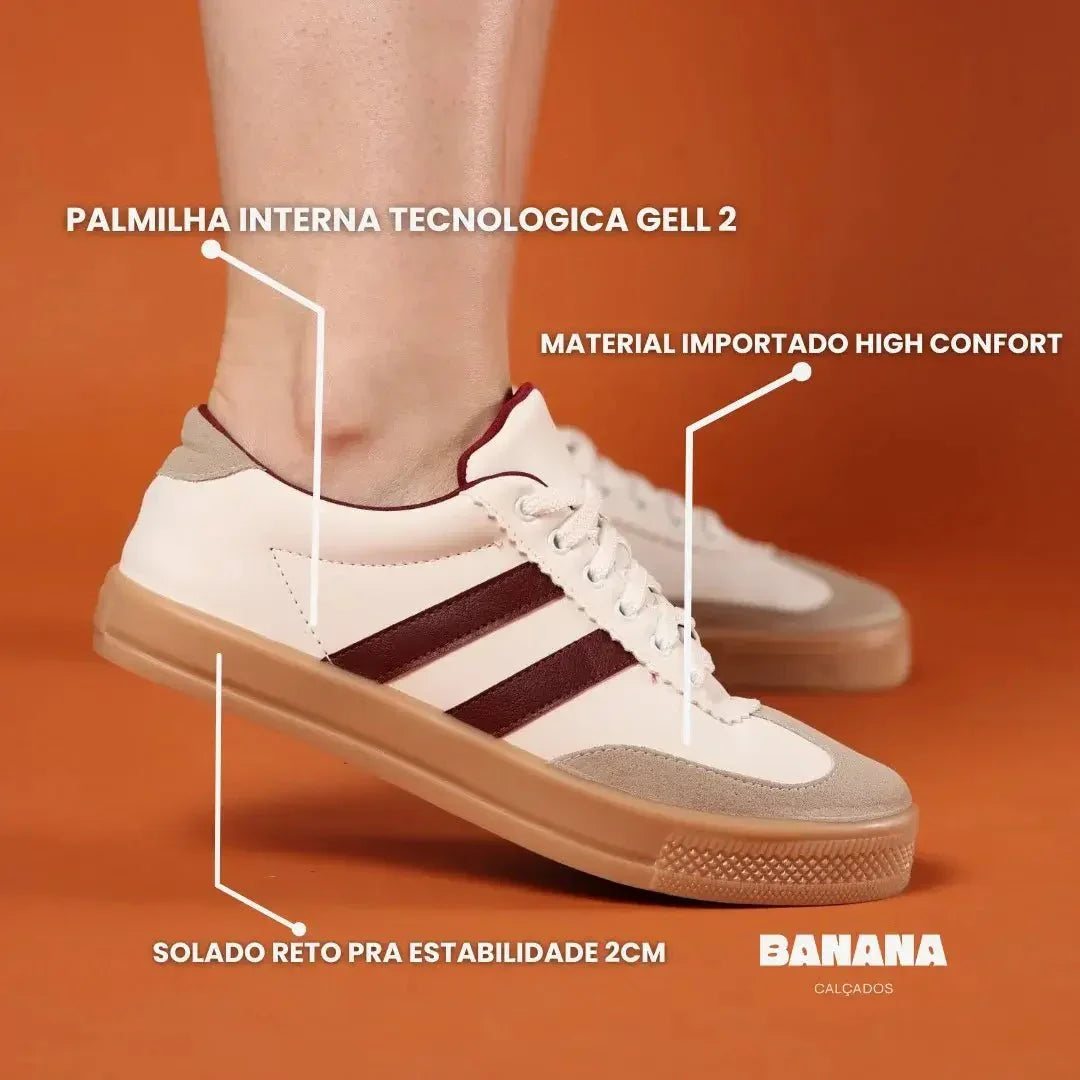 TENIS FEMININO BANANA SAMBA ULTRACONFORTO ALÍCIA