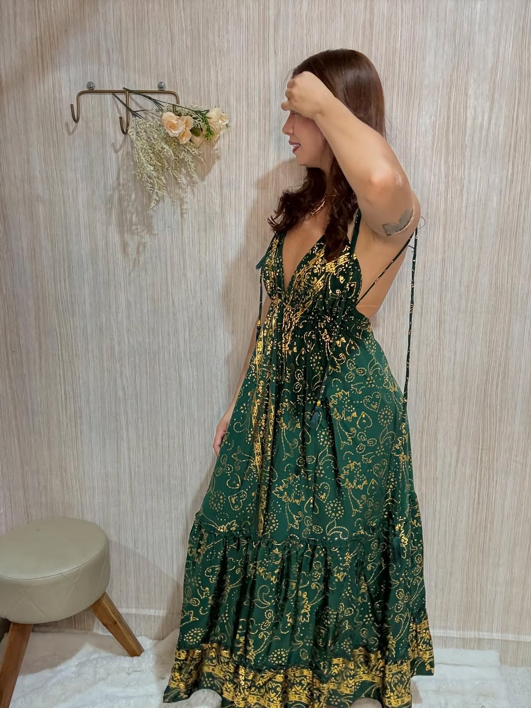 Vestido Indiano — Oferta de Black Friday