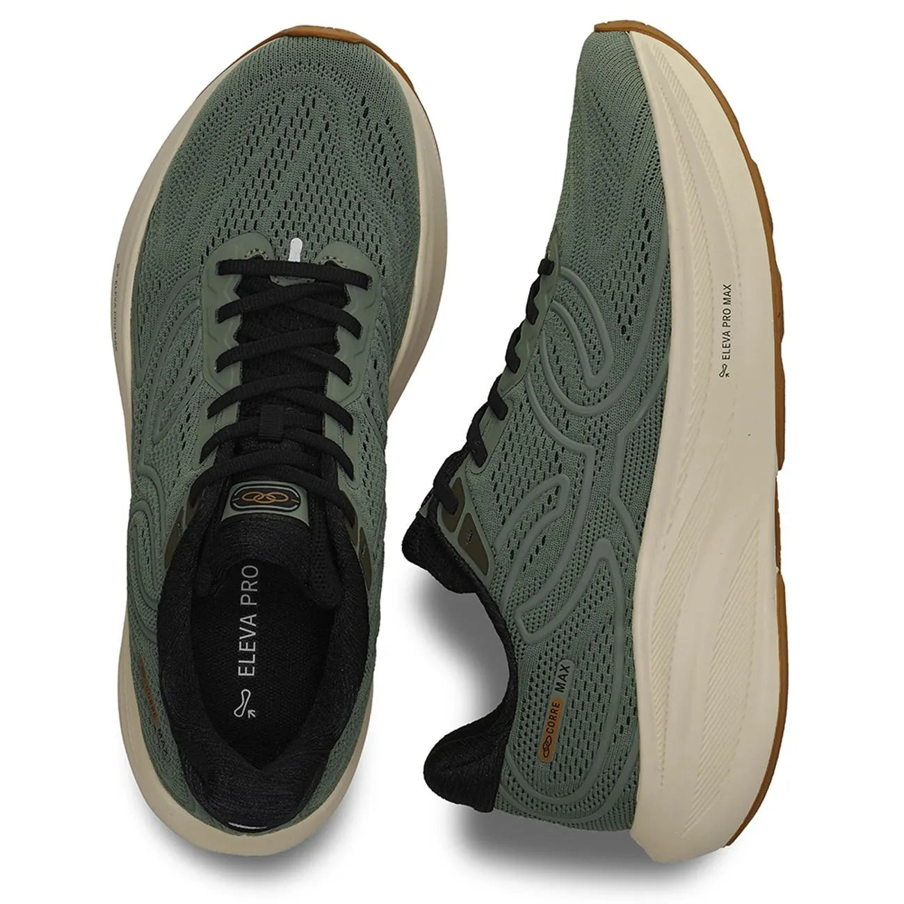 LANÇAMENTO - Tênis de Corrida Olympikus Corre Max - Verde Militar - Masculino