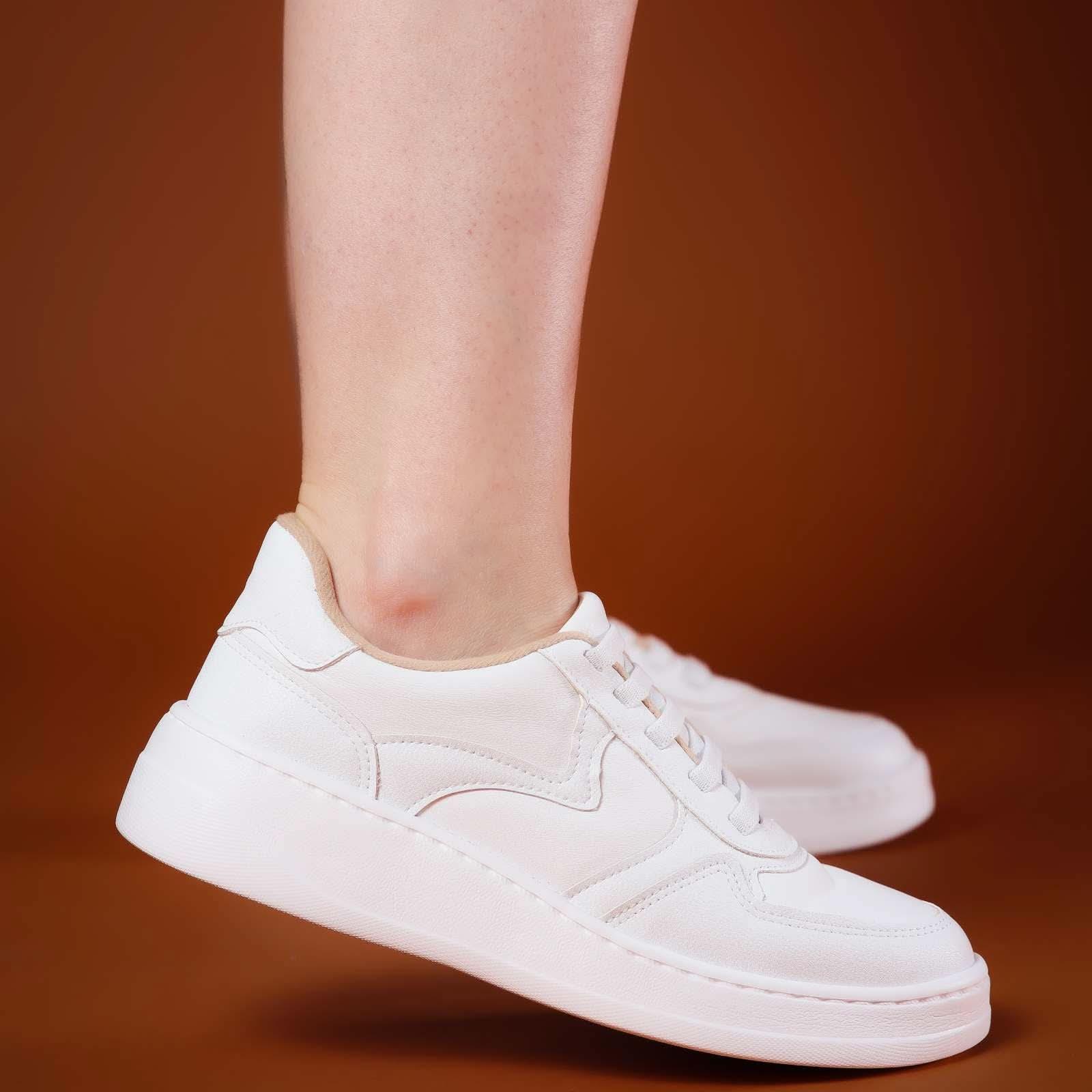 TÊNIS FEMININO COURO NAPA PRA ESPORÃO MAYA