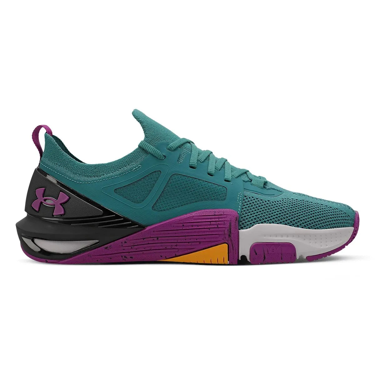 LANÇAMENTO - Tênis de Cross Under Armour Tribase Cross 2 - Royal / Roxo / Laranja  - Feminino