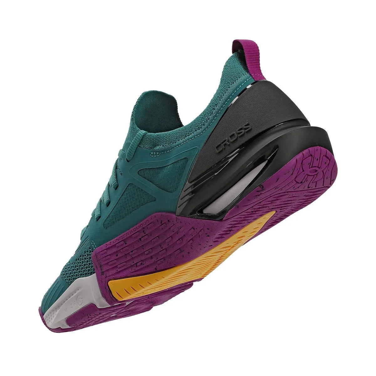 LANÇAMENTO - Tênis de Cross Under Armour Tribase Cross 2 - Royal / Roxo / Laranja  - Feminino