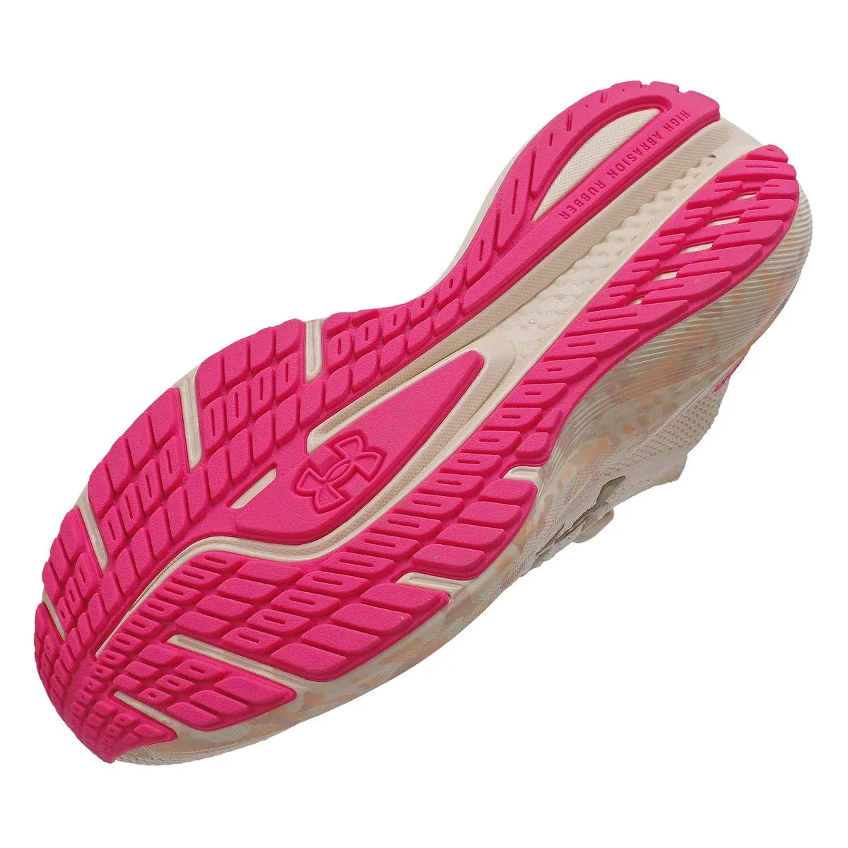 LANÇAMENTO - Tênis de Corrida Under Armour Quicker 2 - Bege / Dourado / Rosa - Feminino