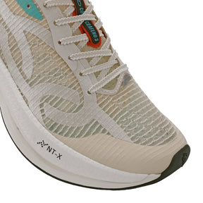 LANÇAMENTO - Tênis de Corrida Olympikus Corre Grafeno 3 - Marfim / Azul / Vermelho - Feminino