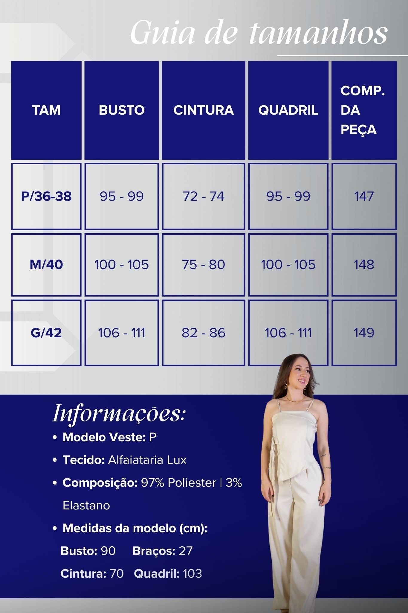 Macacão Assimétrico Alfaiataria Lux Detalhe Fivela Taís Araújo Creme