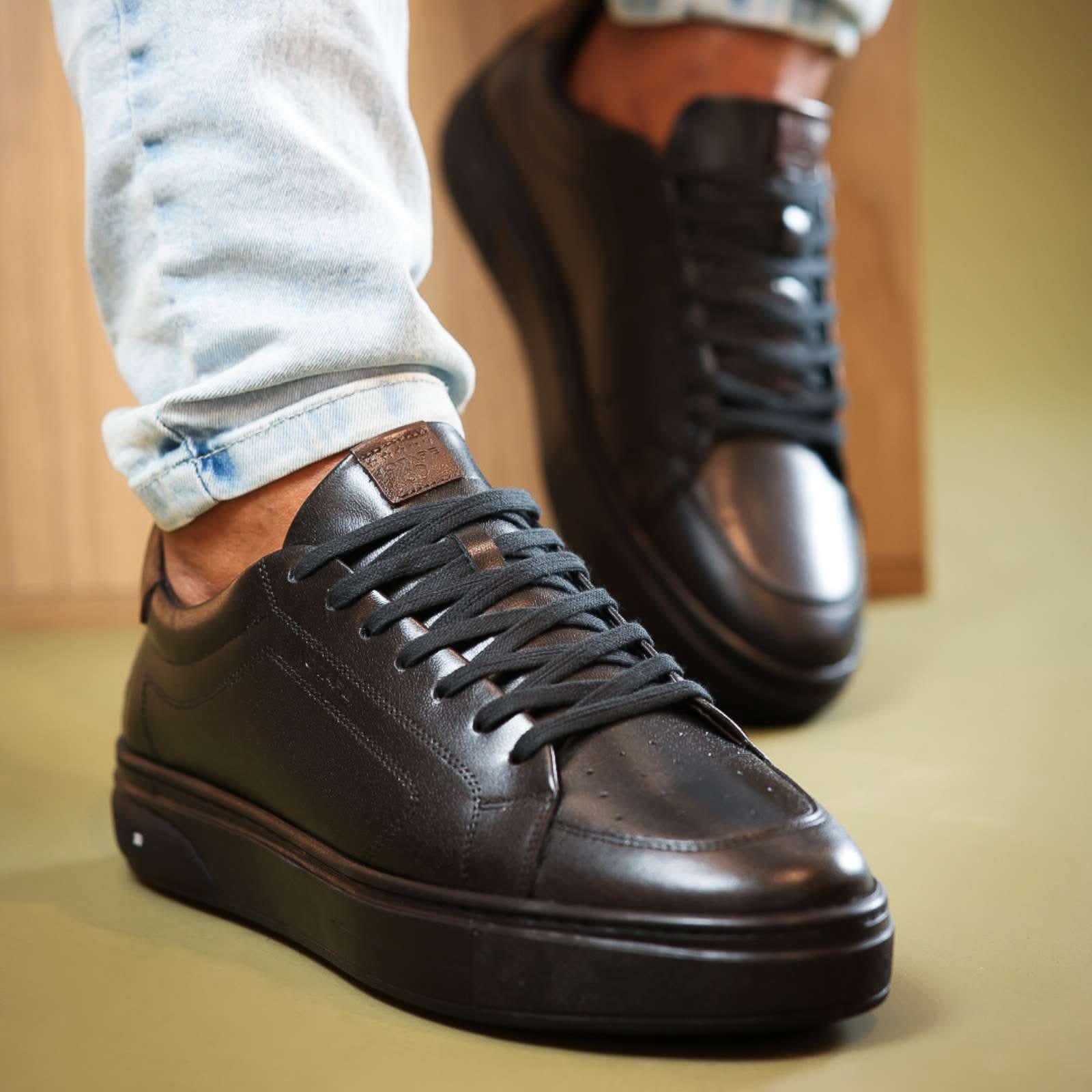 TÊNIS MASCULINO TERAPÊUTICO COURO HUGO