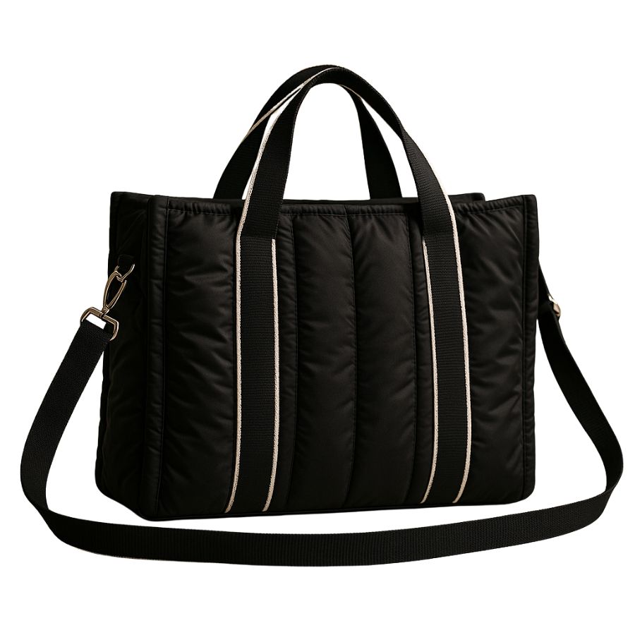 Bolsa Tote Puffer Jade