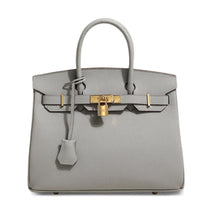 Bolsa Classic Média Couro Legítimo Barcelona Ferragem Dourada