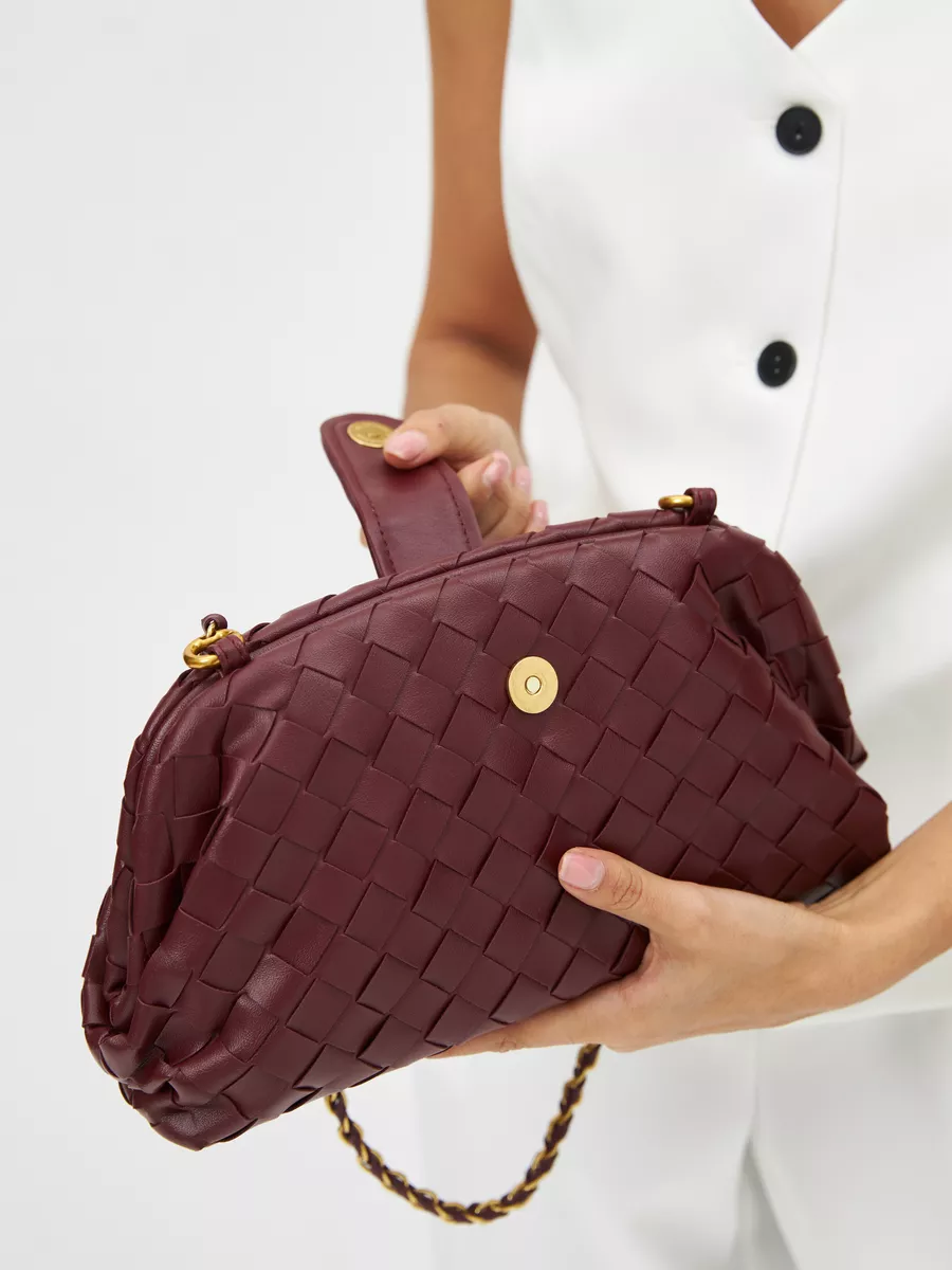 Bolsa Pequena Trançada Claire