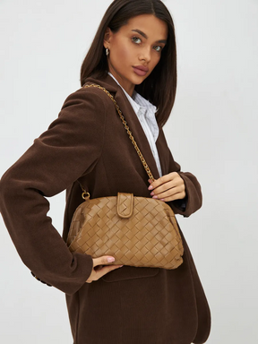 Bolsa Pequena Trançada Claire