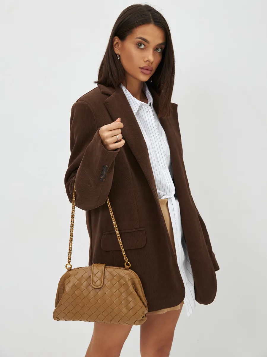 Bolsa Pequena Trançada Claire