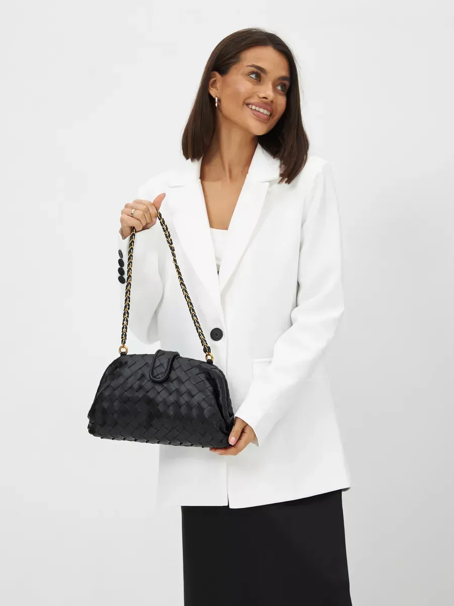 Bolsa Pequena Trançada Claire