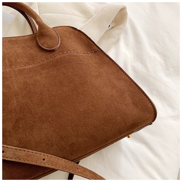 Bolsa Tote Grande Suede Hazel