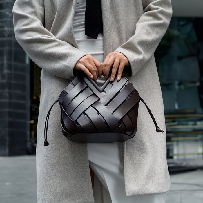 Bolsa Trançada Couro Legítimo Lancaster