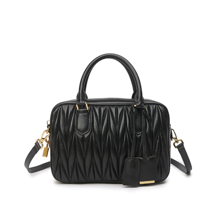 Bolsa Pequena Couro Legítimo Matelassê Milly