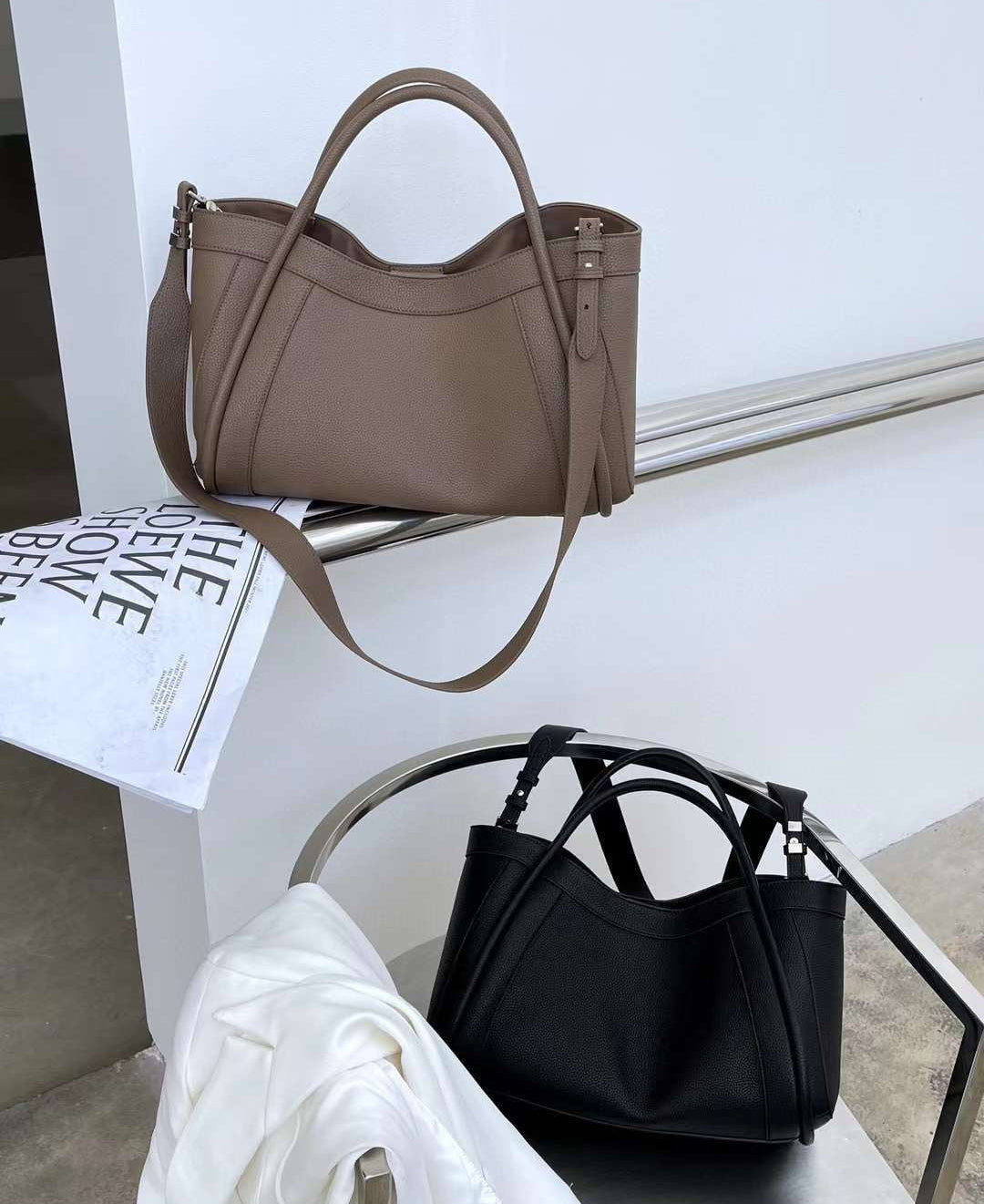 Bolsa Tote Grande Couro Legítimo Rouen