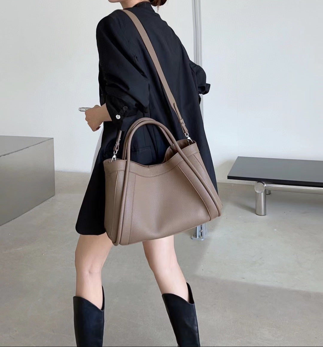 Bolsa Tote Grande Couro Legítimo Rouen