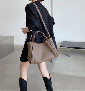 Bolsa Tote Grande Couro Legítimo Rouen