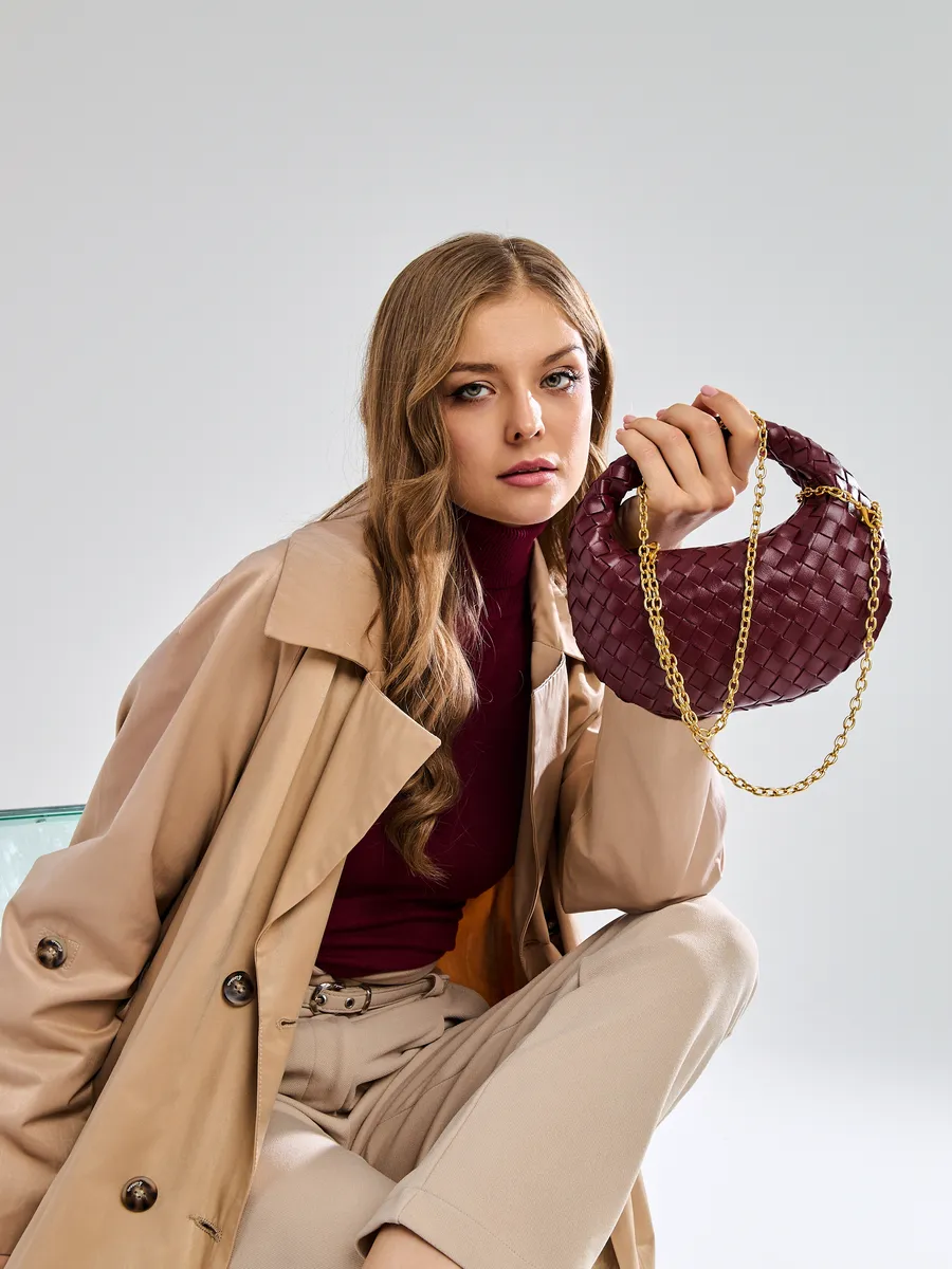 Bolsa Pequena Trançada Malta