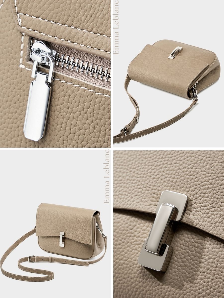 Bolsa Transversal Classic Couro Legítimo Munique