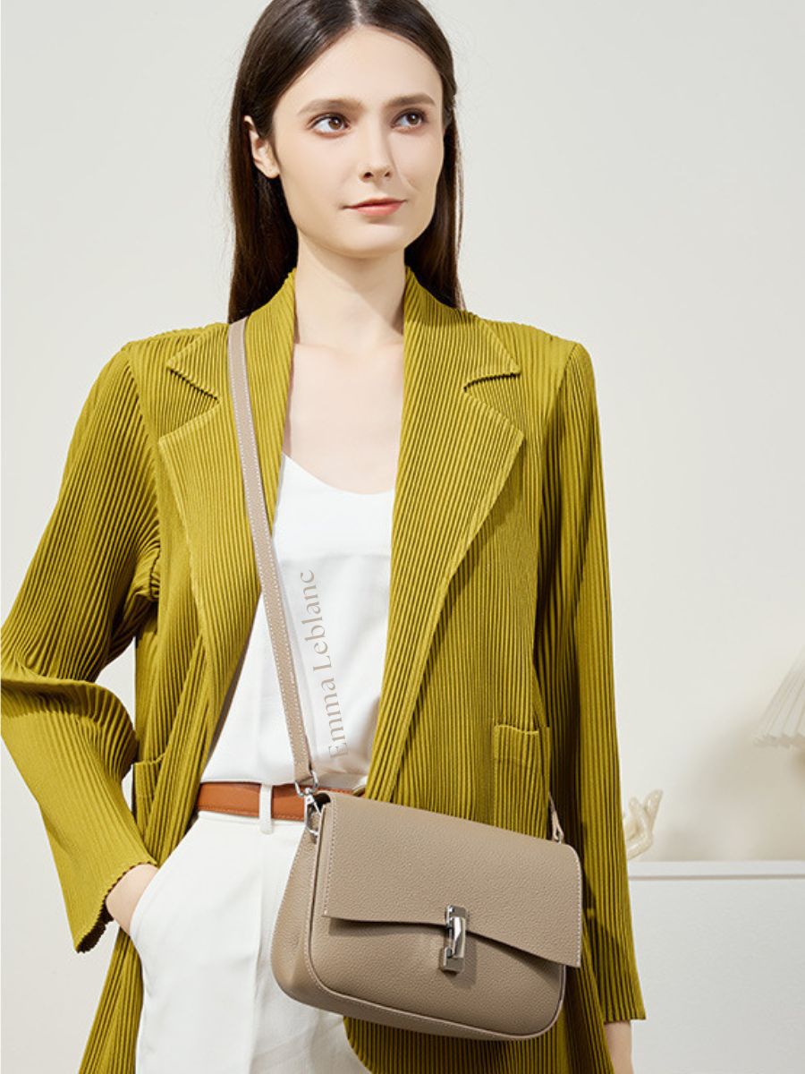 Bolsa Transversal Classic Couro Legítimo Munique