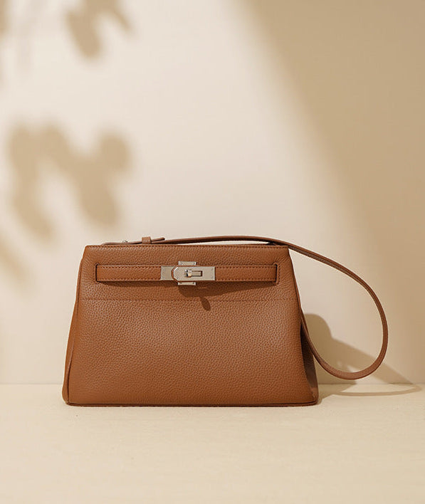 Bolsa Pequena Couro Legítimo Valência Ferragem Prata