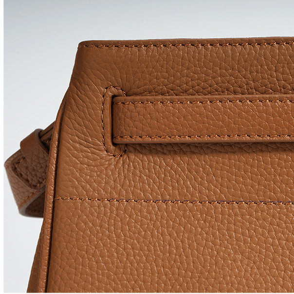 Bolsa Pequena Couro Legítimo Valência Ferragem Prata