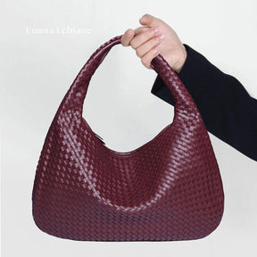 Bolsa de Ombro Maxi Trançada Havana