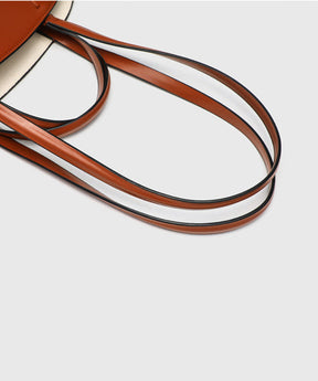 Bolsa Tote Grande Canvas Bicolor Luna