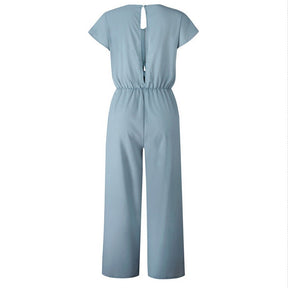 Macacão Feminino de Manga Curta