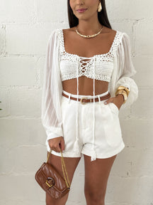 Cropped Luiza — Promoção