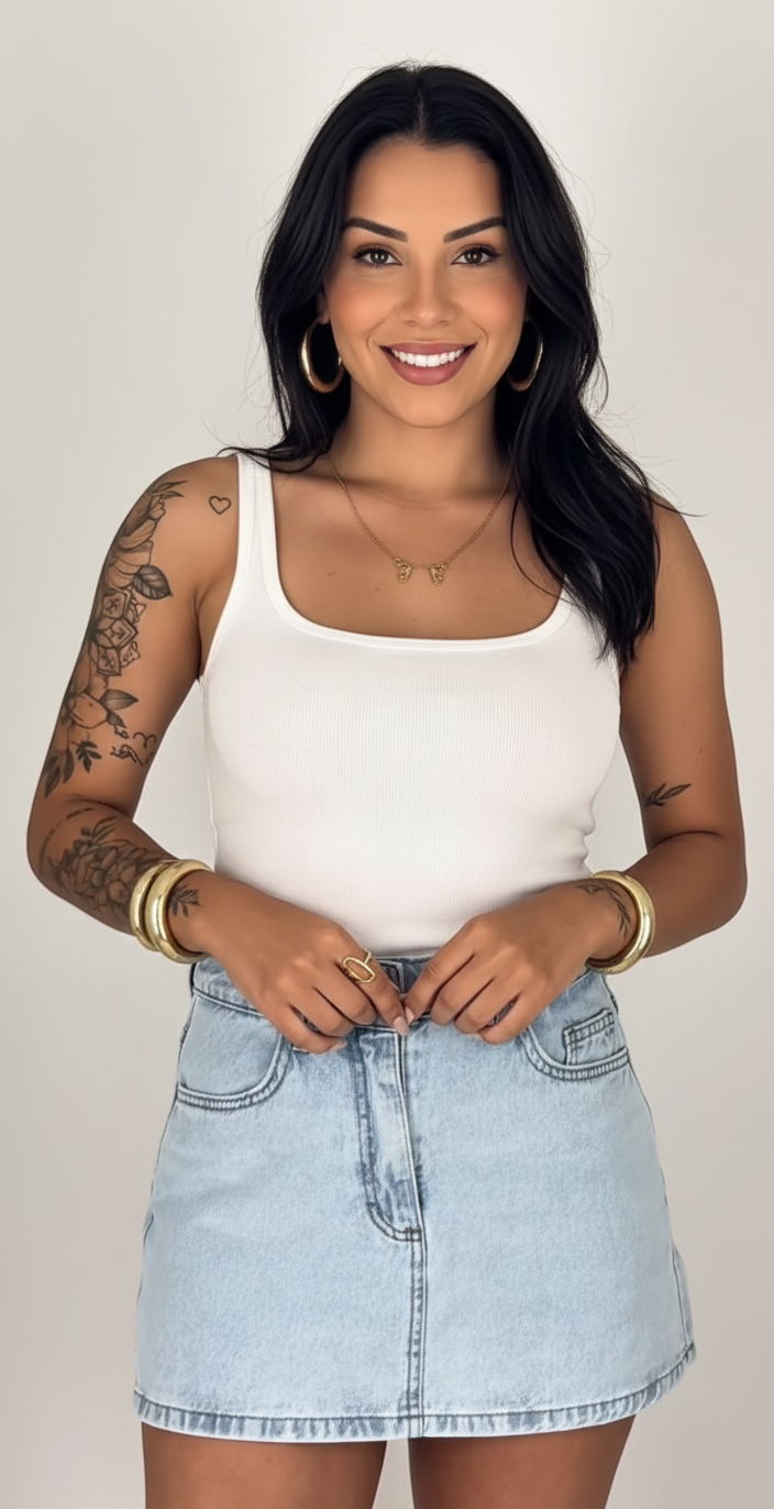 Short Saia — Promoção