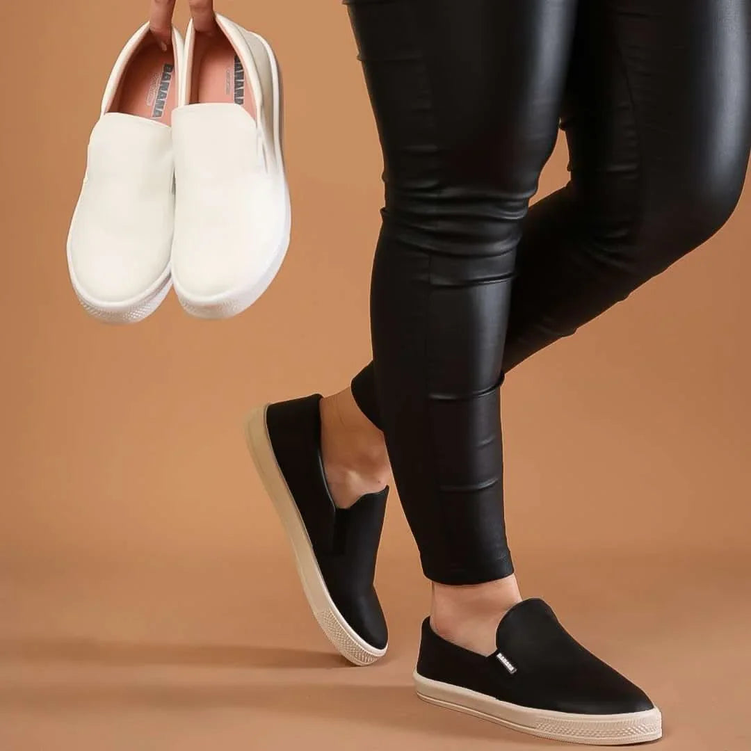 TENIS FEMININO SLIP ON BANANA NATHALIA