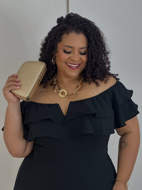 Macacão Tainara  — Entrega Rápida — 50% Elastano e 50% Algodão