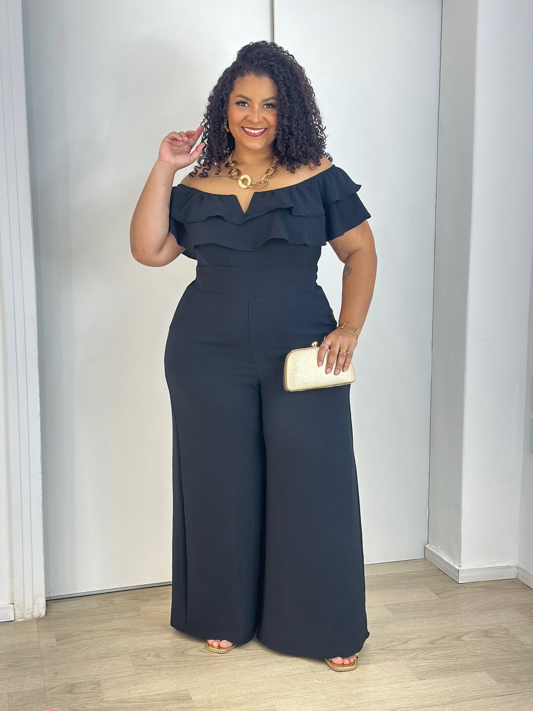 Macacão Tainara  — Entrega Rápida — 50% Elastano e 50% Algodão