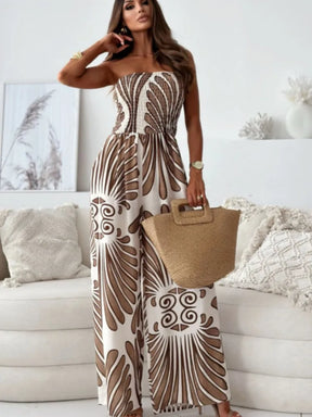 Macacão Acinturado Tropical