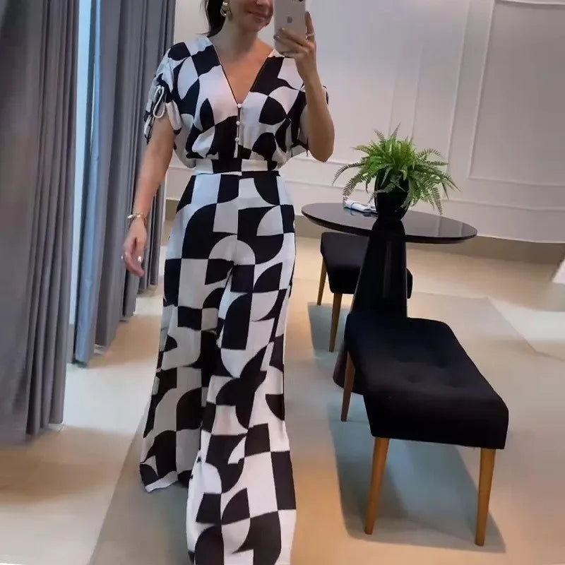 Macacão Casual Mosaico