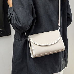 Bolsa Transversal Carteiro em Couro Legítimo Gianna