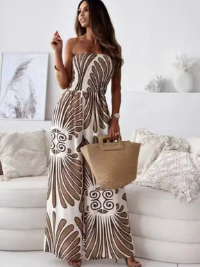 Macacão Acinturado Tropical