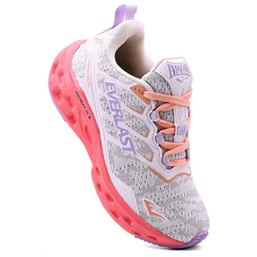 LANÇAMENTO  - Tênis de Corrida Everlast Climber Run - Branco / Lilás - Feminino