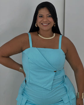 Conjunto Linho com Elastano — Entrega Rápida