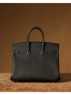 Bolsa Classic Média Couro Legítimo Barcelona Ferragem Prata