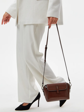 Bolsa Transversal Pequena Couro Daisy