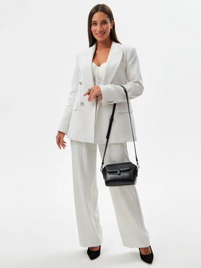 Bolsa Transversal Pequena Couro Daisy