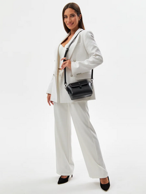 Bolsa Transversal Pequena Couro Daisy