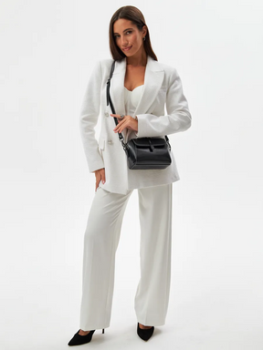 Bolsa Transversal Pequena Couro Daisy