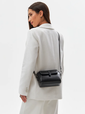 Bolsa Transversal Pequena Couro Daisy