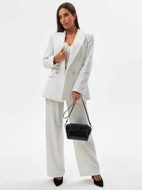 Bolsa Transversal Pequena Couro Daisy